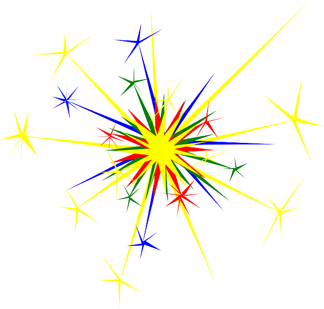 烟花 爆炸 鞭炮 - 免费矢量图形