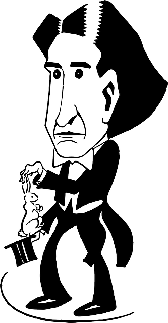 魔术师 马戏团 漫画 - 免费矢量图形