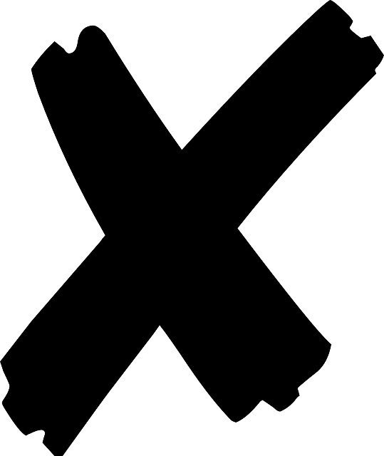 标记 叉 错误的 - 免费矢量图形