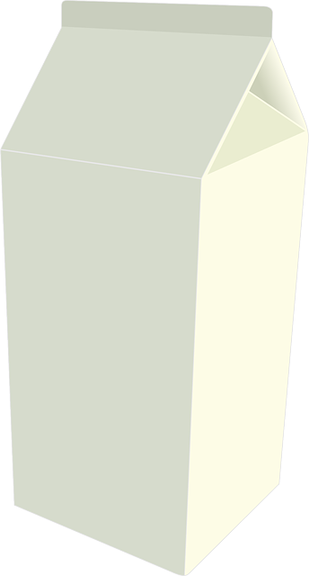 牛奶 纸盒 喝 - 免费矢量图形