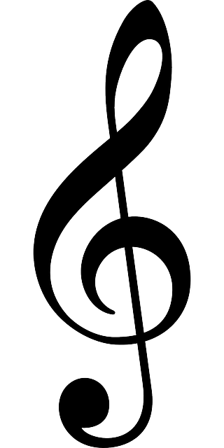 音乐 高音 谱号 - 免费矢量图形