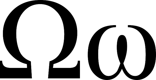 欧米茄 符号 数学 - 免费矢量图形