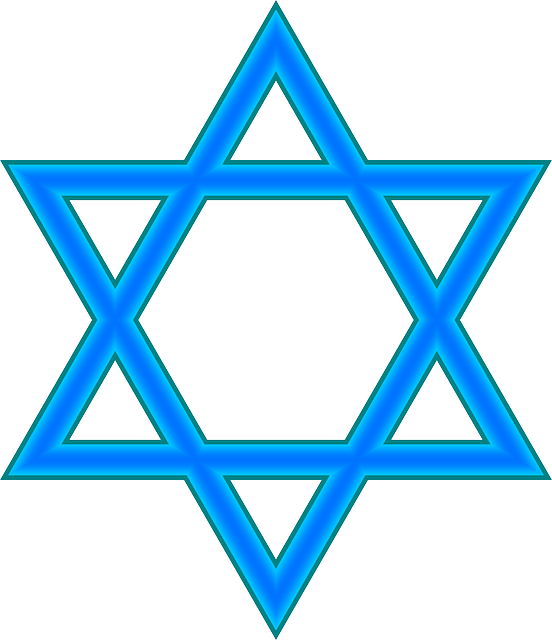 星星 宗教的 希伯来语 - 免费矢量图形