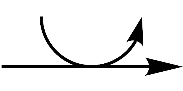 切线 箭头 - 免费矢量图形
