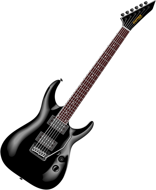 吉他 电的 岩石 - 免费矢量图形