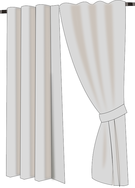 窗帘 布 打褶的 - 免费矢量图形