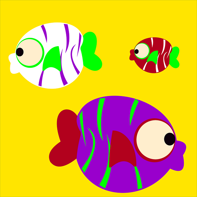 鱼 游泳 水下 - 免费矢量图形