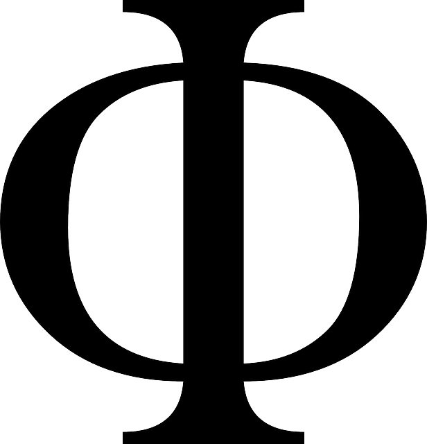 Φ 希腊字母 希腊字母表 - 免费矢量图形