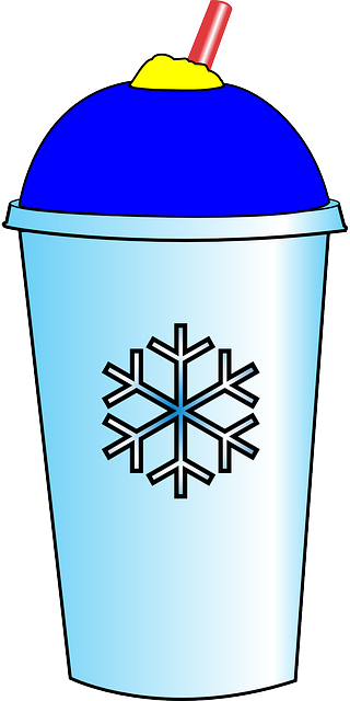 啜饮 冰雪 杯子 - 免费矢量图形