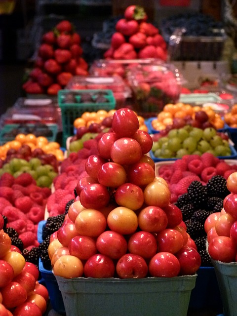 黄色 樱桃 格兰维尔市场 - 上的免费照片