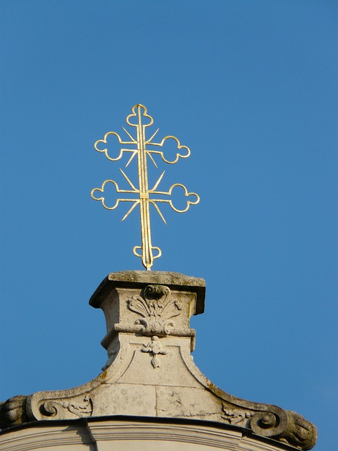 叉 双十字 金的 Portenkirche - 上的免费照片