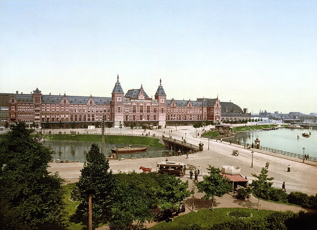 车站 Photochrom 中央火车站 - 上的免费照片