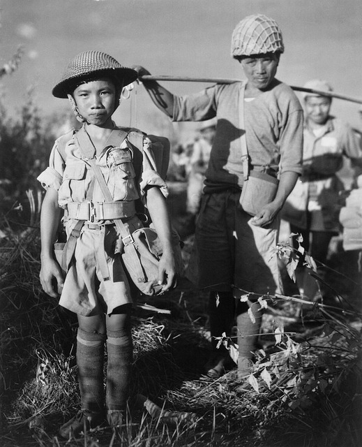 儿童兵 战争 中国 - 上的免费照片