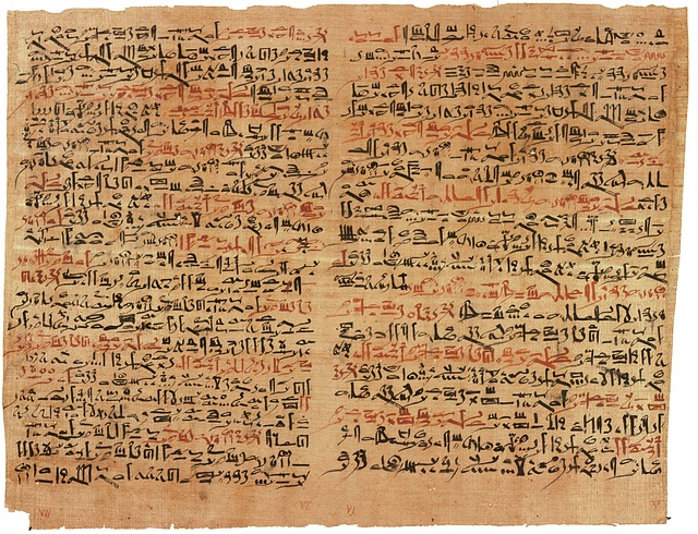 纸莎草纸 象形文字 古埃及 - 上的免费照片