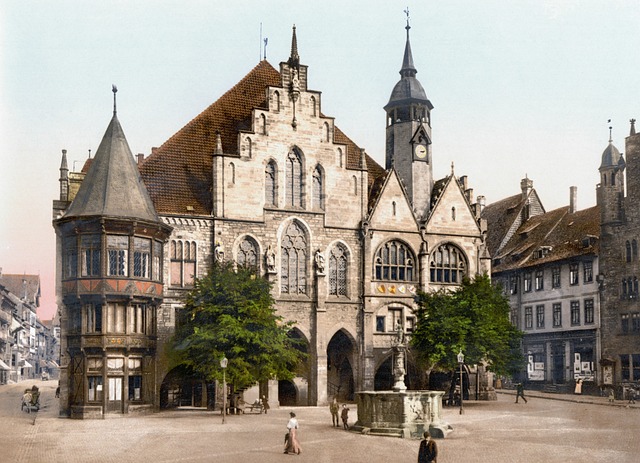 市政厅 希尔 德国 Photochrom - 上的免费照片