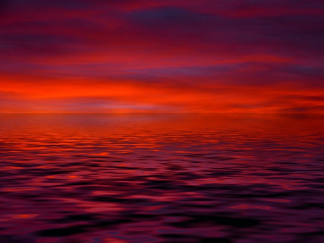 日出 云 红色的 - 上的免费图片