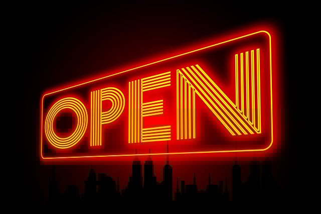 打开 霓虹灯 一个通知 - 上的免费图片