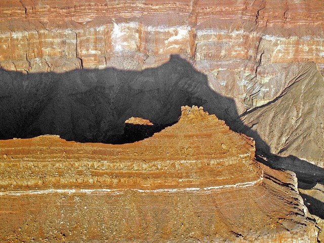 大峡谷 红色岩石 阴影 - 上的免费照片