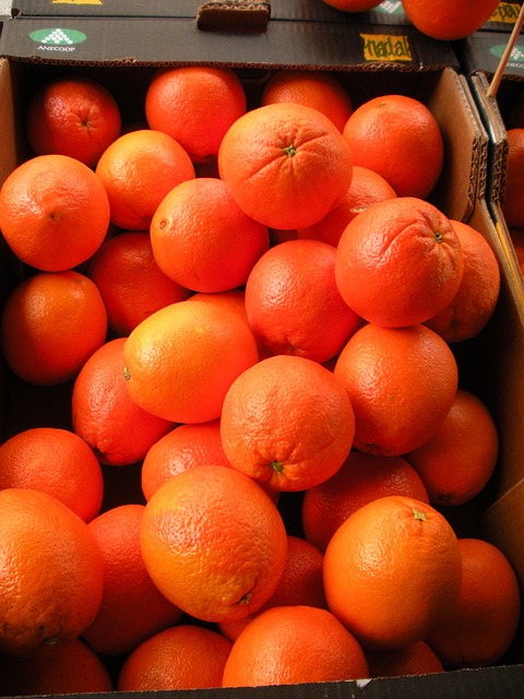 蔬菜水果 水果箱 橙子 - 上的免费照片