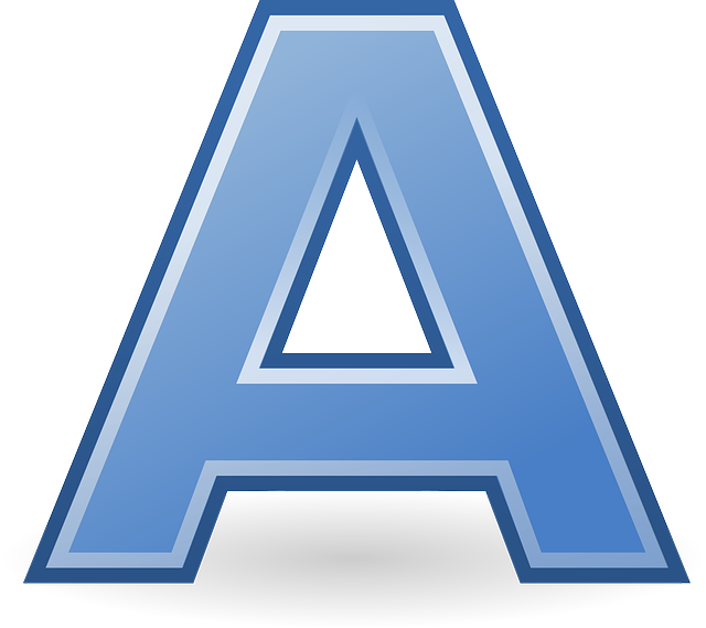 字体 信件 胆大 - 免费矢量图形