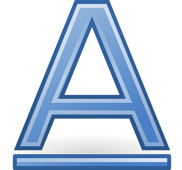 字体 信件 下划线 - 免费矢量图形