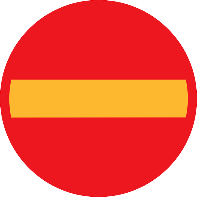 单向街 单程路 错误的方式 - 免费矢量图形