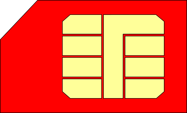 模拟 Sim 卡 移动的 - 免费矢量图形