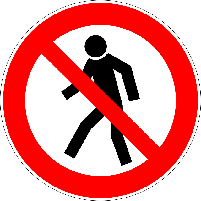 步行 禁止 禁止的 - 免费矢量图形