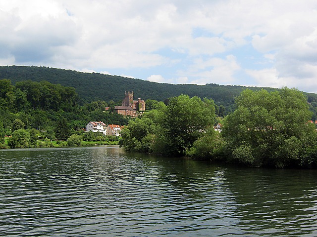 内卡 Neckarsteinach 流动 - 上的免费照片