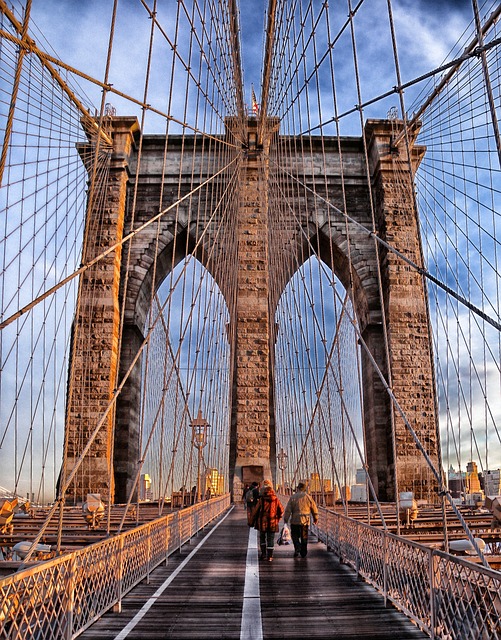 布鲁克林大桥 吊桥 桥 - 上的免费照片