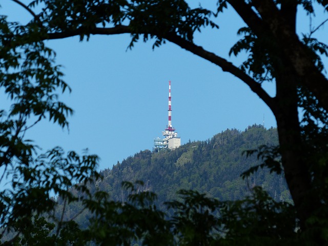 传输桅杆 发射天线 山 - 上的免费照片