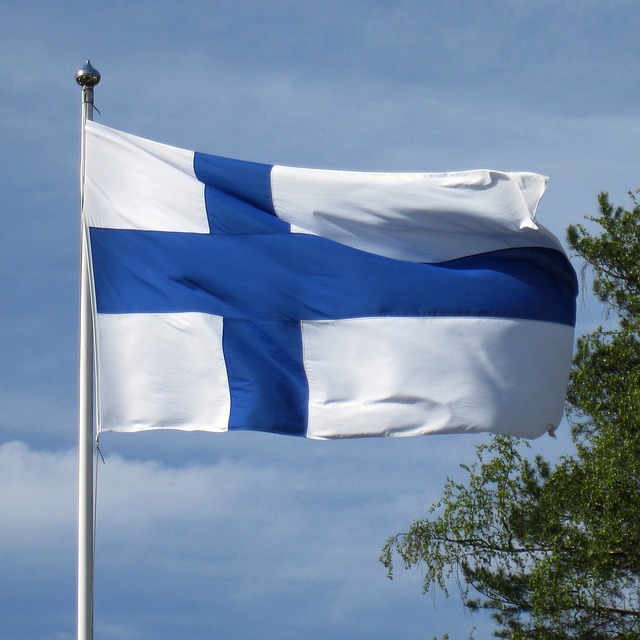 芬兰国旗 蓝色十字旗 芬兰 - 上的免费照片