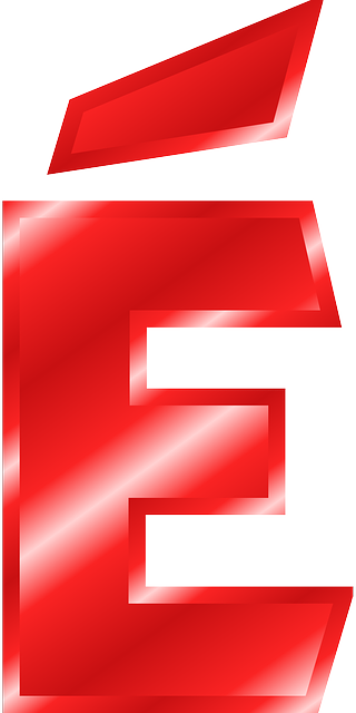 字母 电子 é - 免费矢量图形