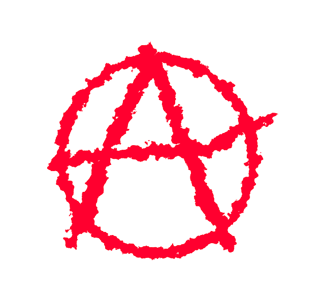 无政府主义 象征 A - 免费矢量图形