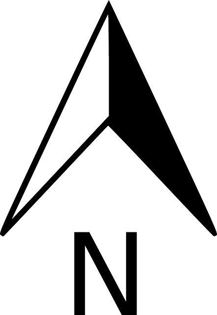 箭 地图 北 - 免费矢量图形