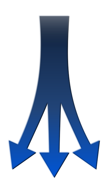 箭头 交界处 叉 - 免费矢量图形