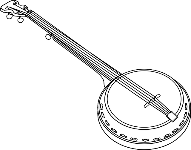 班卓琴 音乐 乐器 - 免费矢量图形