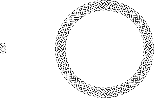 边境 编织 框架 - 免费矢量图形