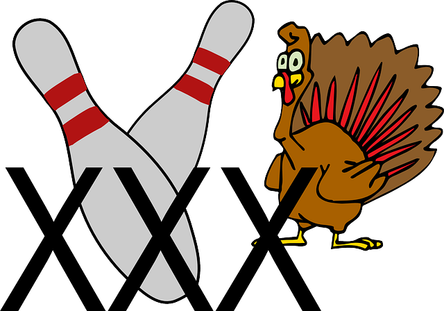 保龄球 罢工 三倍 - 免费矢量图形