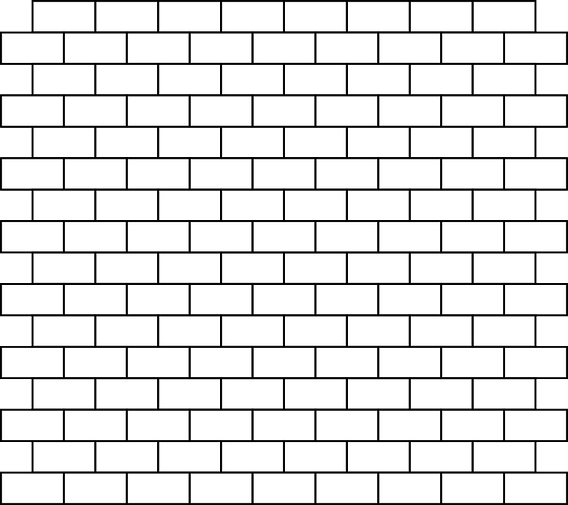 砖墙 砖块 白色的 - 免费矢量图形