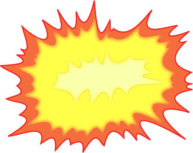 爆裂 爆炸 火 - 免费矢量图形