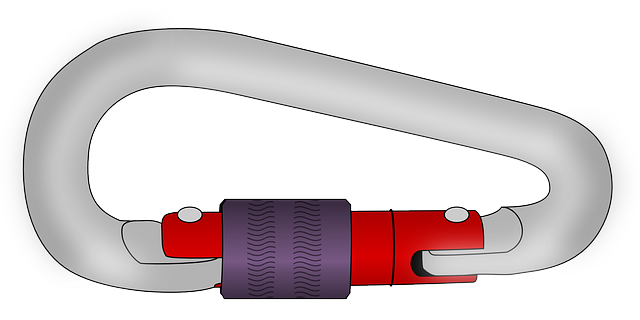 登山扣 锁定螺钉 攀登 - 免费矢量图形