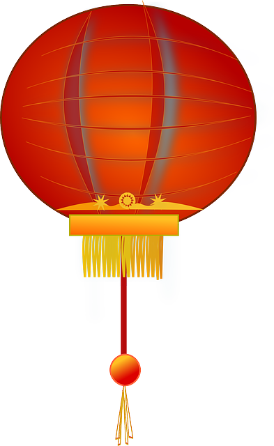 中国彩灯 Lampion 日式灯笼 - 免费矢量图形