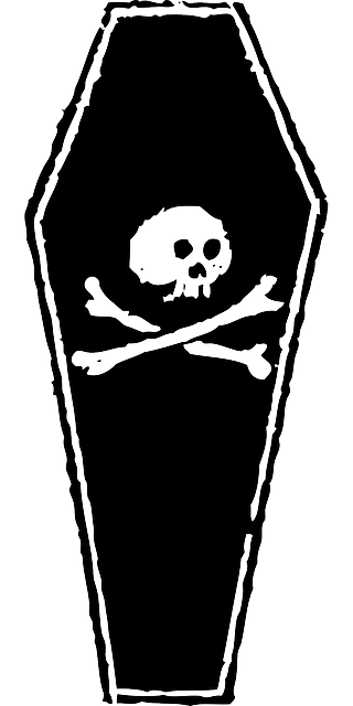棺材 颅骨 死亡 - 免费矢量图形