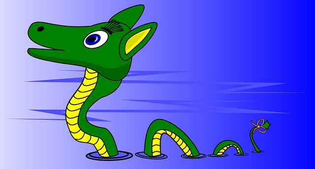 龙 蛇 卡通片 - 免费矢量图形