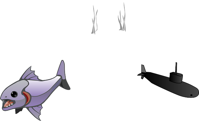 鱼 史前 潜艇 - 免费矢量图形