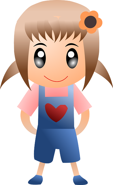 瓣长裤 围兜 围嘴整体 - 免费矢量图形