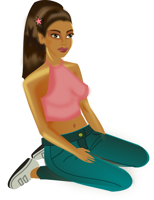 女孩 女士 人 - 免费矢量图形