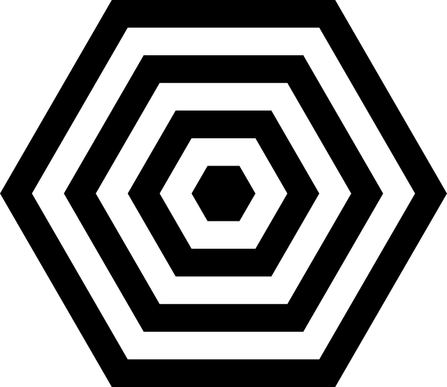六边形 对称 邯 - 免费矢量图形
