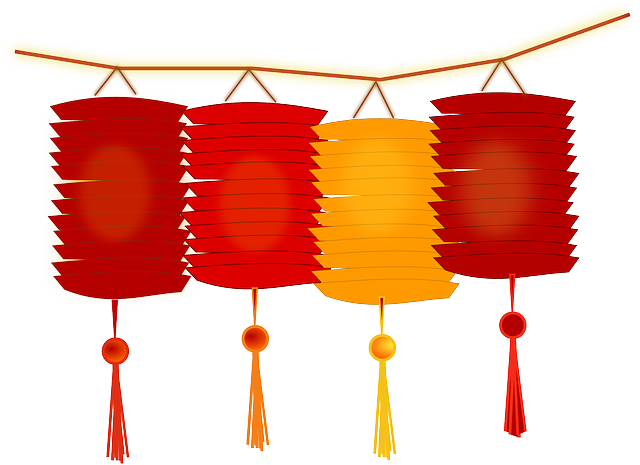 Lampion 中国彩灯 日式灯笼 - 免费矢量图形
